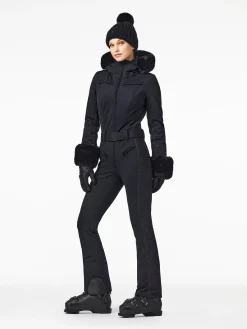 Goldbergh ANGELE FAUX BORDER Ski Suit black New