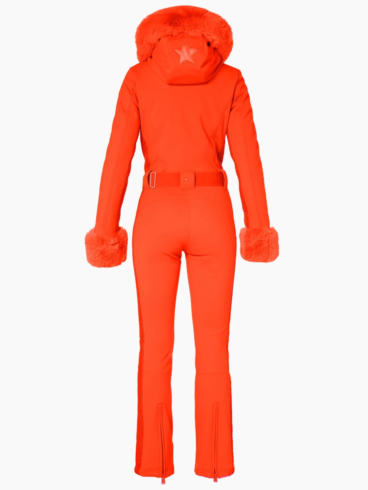 Goldbergh ANGELE FAUX BORDER Ski Suit Orange Clearance