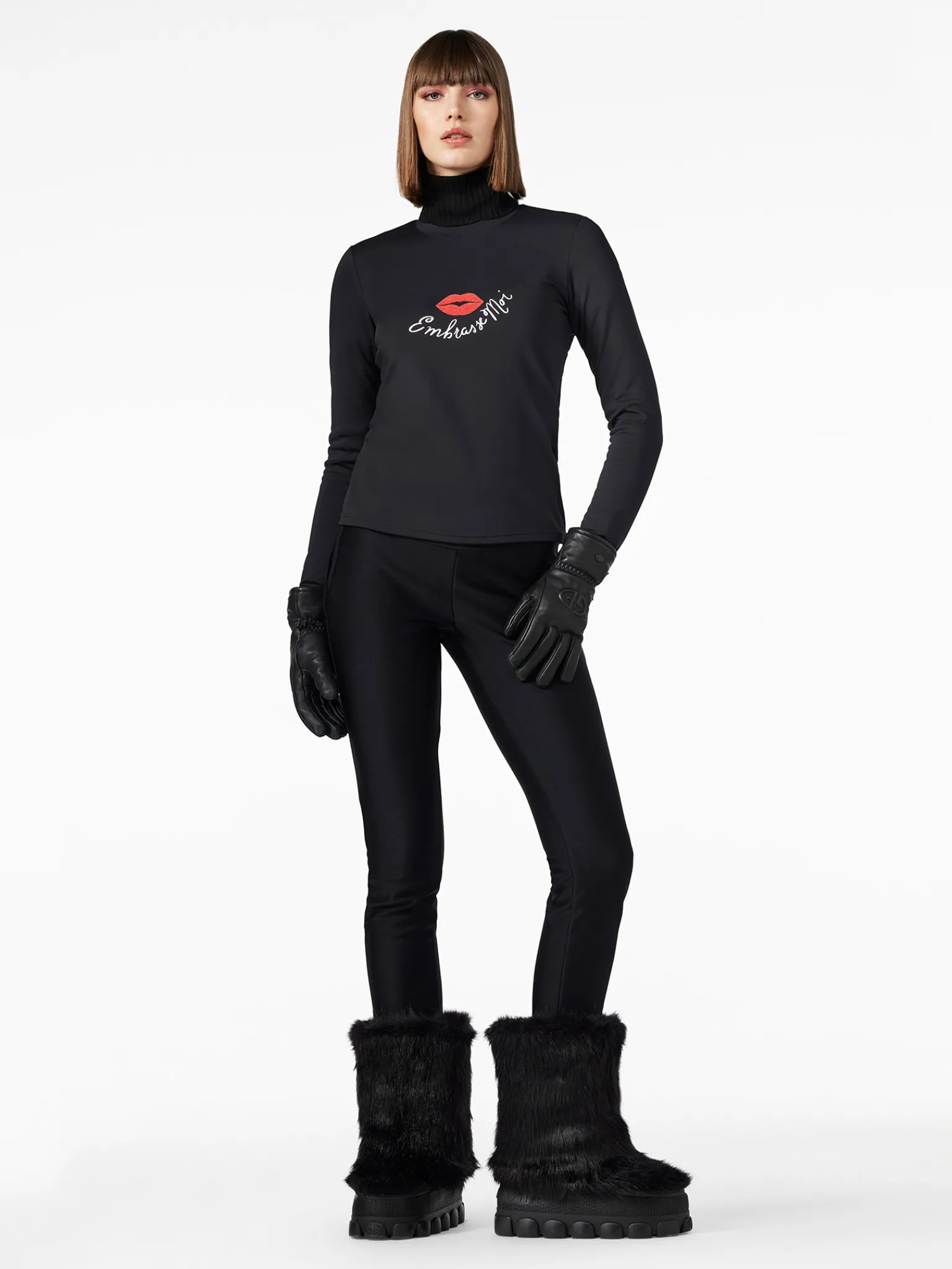Goldbergh BISOU Long Sleeve Tee black Hot