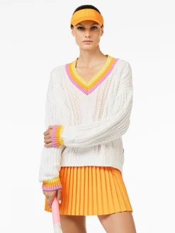 Goldbergh CABLE Knit Sweater white Fashion