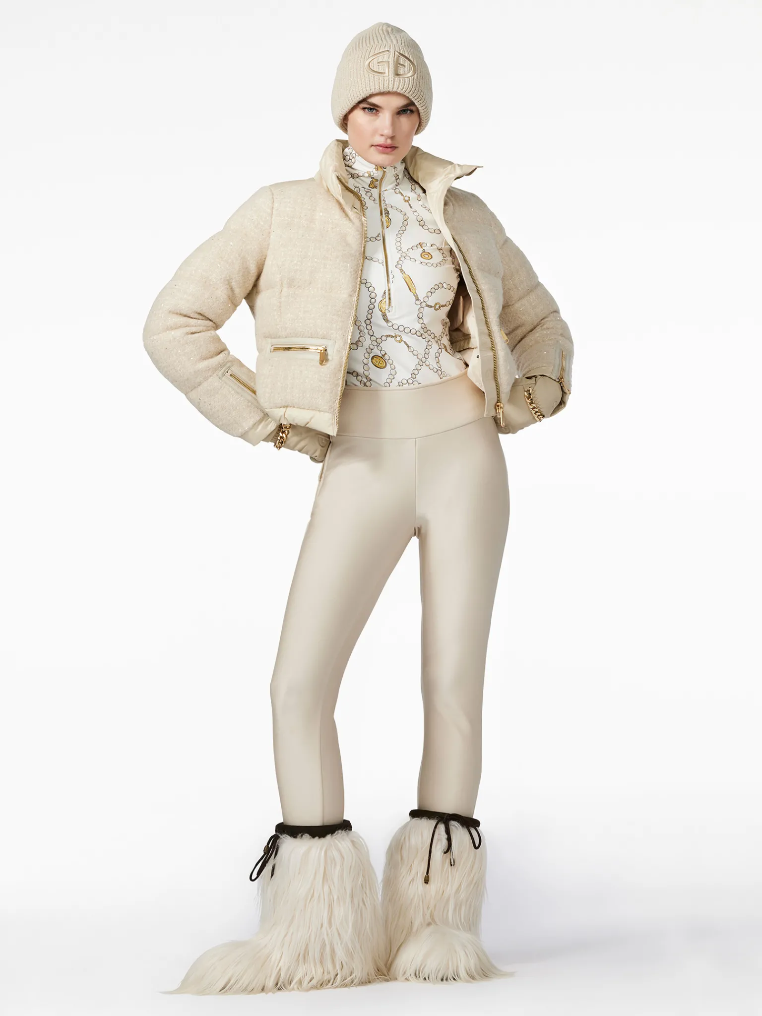 Goldbergh CHAMONIX Ski Jacket cream New