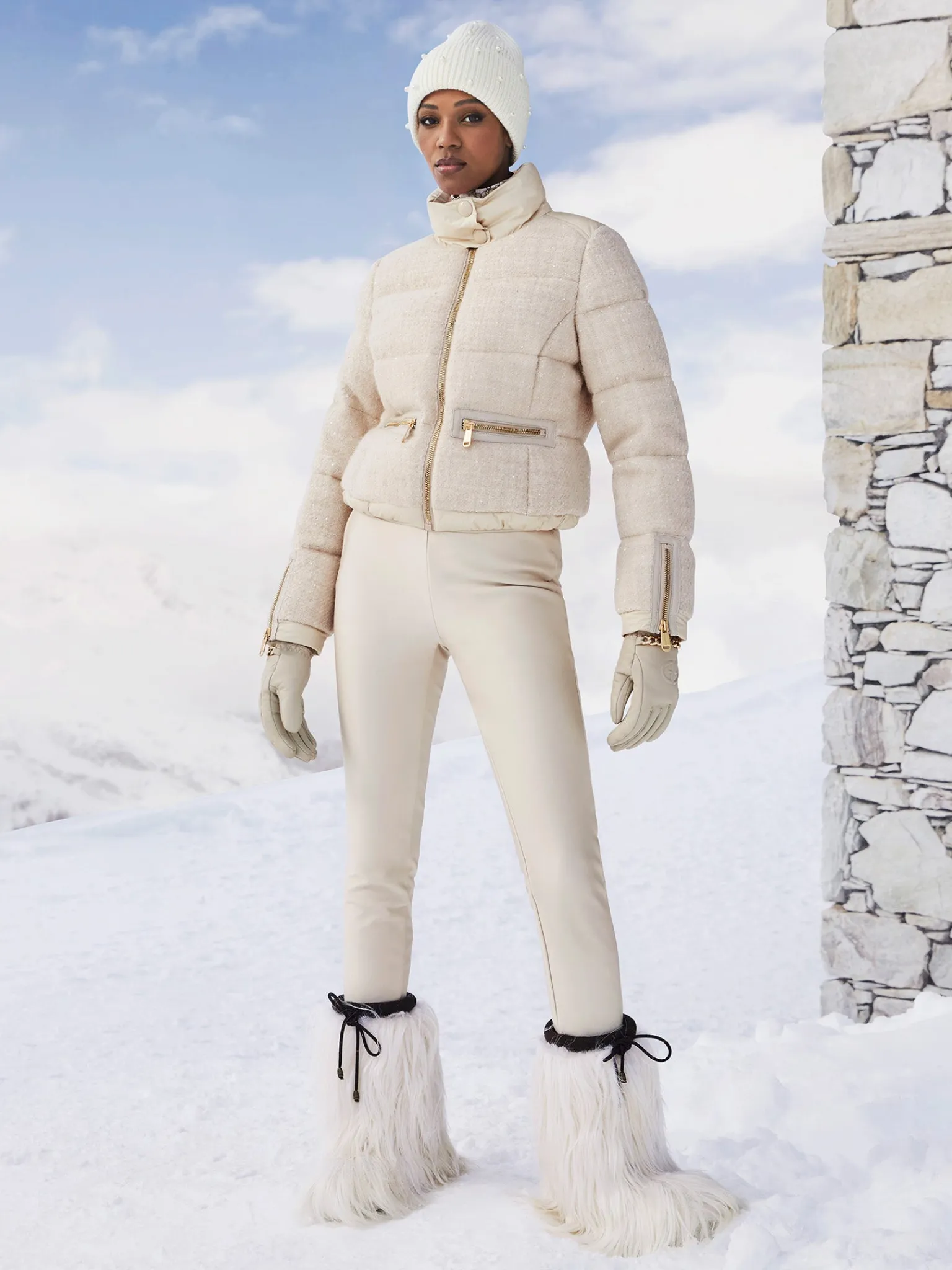 Goldbergh CHAMONIX Ski Jacket cream New