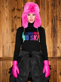 Goldbergh CHER Fluffy Aviator Hat passion pink Cheap
