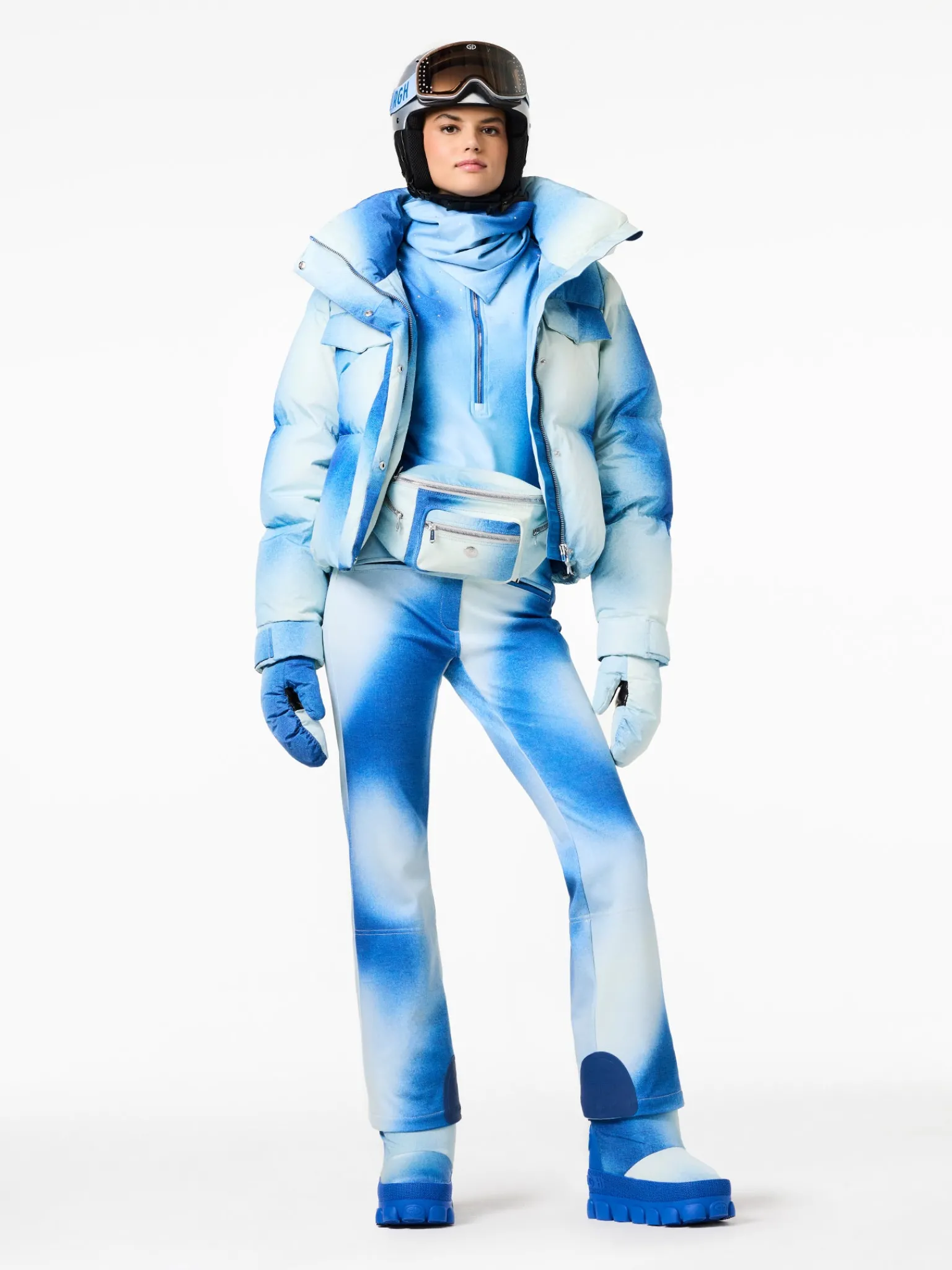 Goldbergh CIEL BLEU Ski Jacket denim print Discount