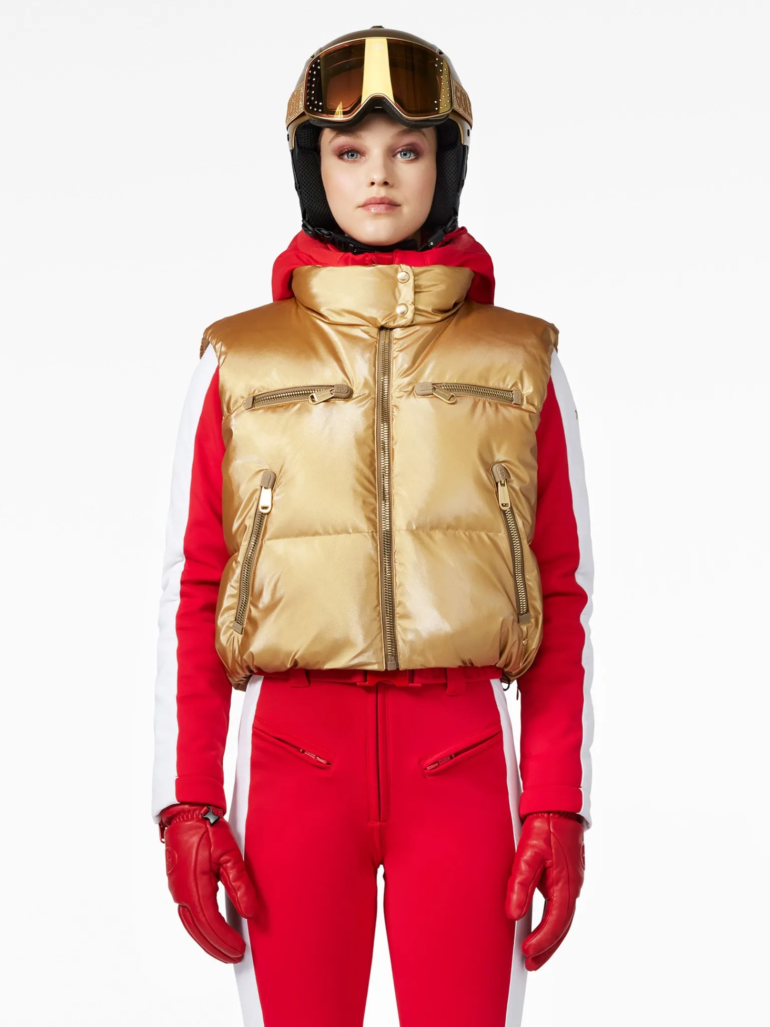 Goldbergh ÉCLAT Ski Bodywarmer gold Best Sale
