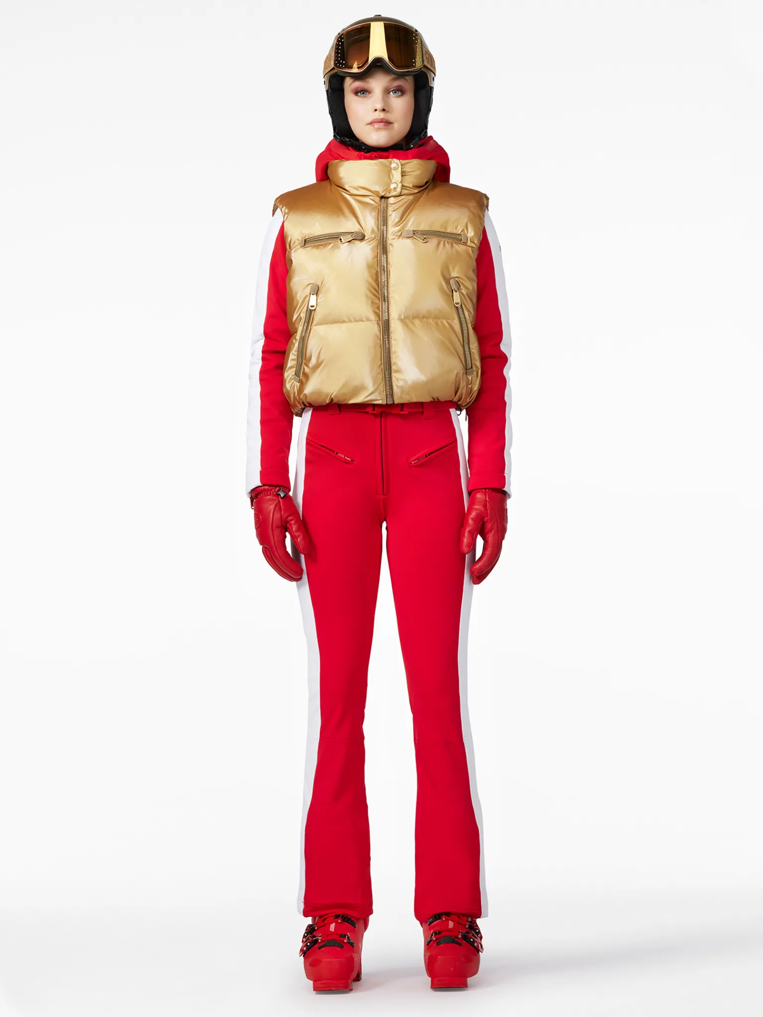 Goldbergh ÉCLAT Ski Bodywarmer gold Best Sale