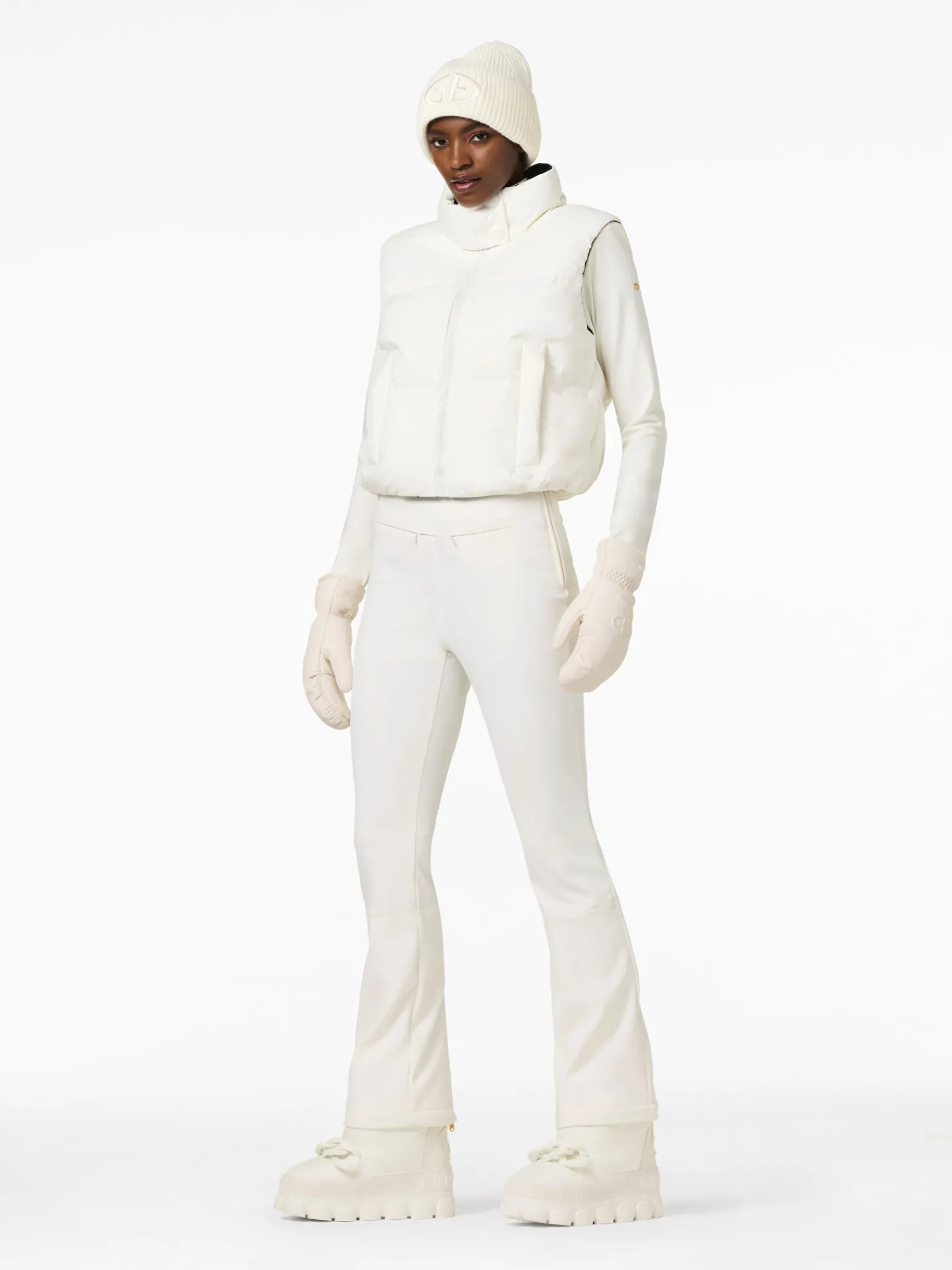 Goldbergh CÂLIN Ski Bodywarmer cream Clearance