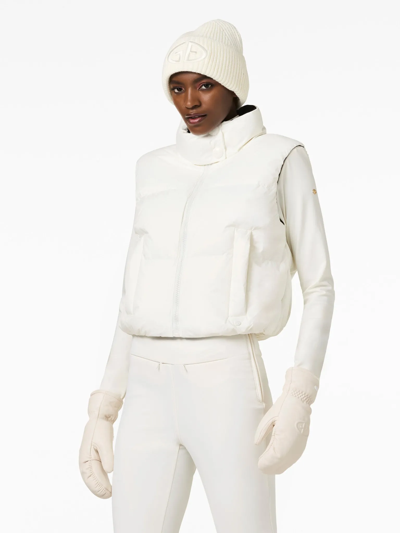 Goldbergh CÂLIN Ski Bodywarmer cream Clearance
