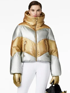 Goldbergh COURAGE Ski Jacket gold/silver Best Sale