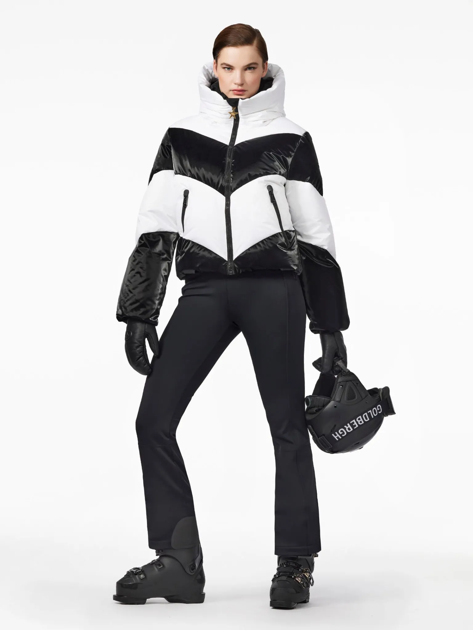 Goldbergh COURAGE Ski Jacket black/white Clearance