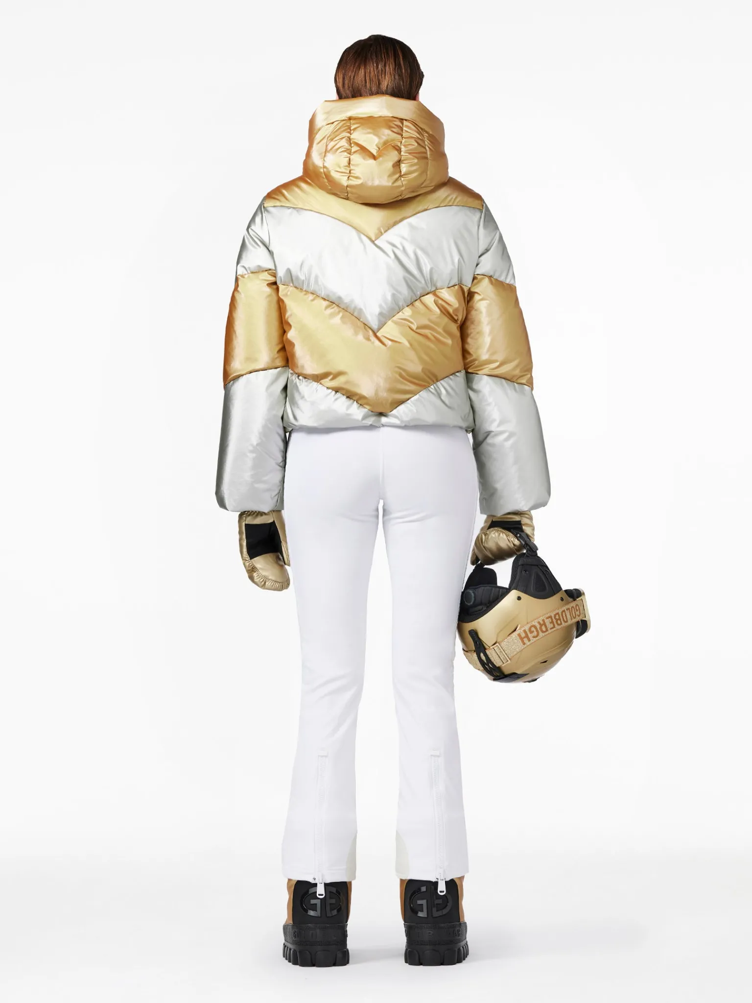 Goldbergh COURAGE Ski Jacket gold/silver Best Sale