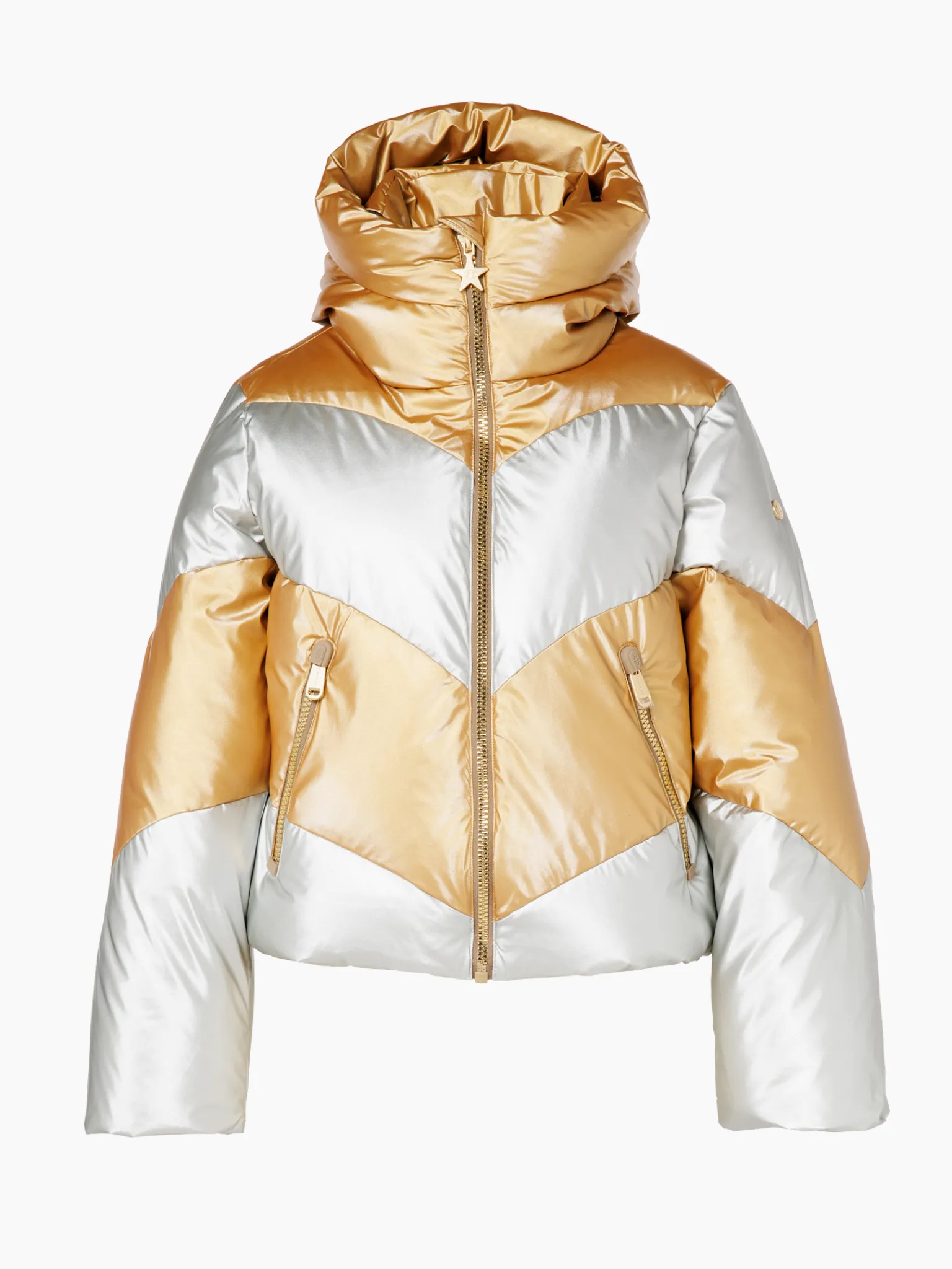 Goldbergh COURAGE Ski Jacket gold/silver Best Sale