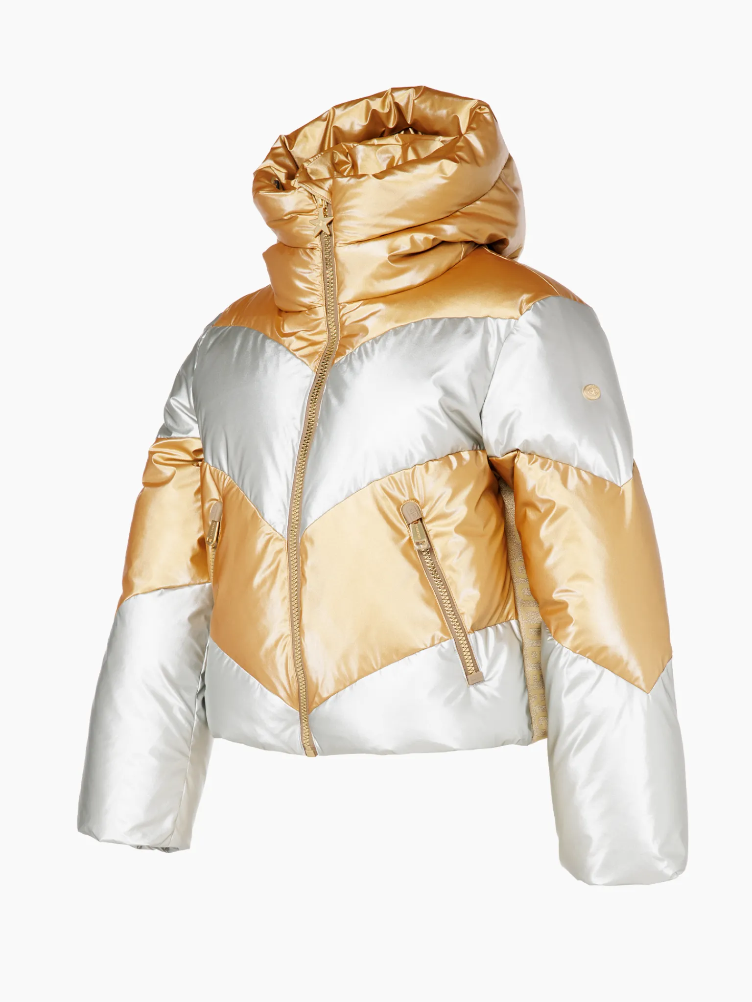 Goldbergh COURAGE Ski Jacket gold/silver Best Sale