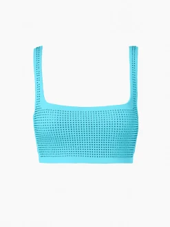 Goldbergh CRYSTAL Bikini Top atlantic blue Flash Sale