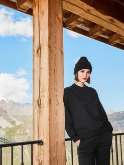 Goldbergh EMBRASSE Crew Neck Sweater black Store