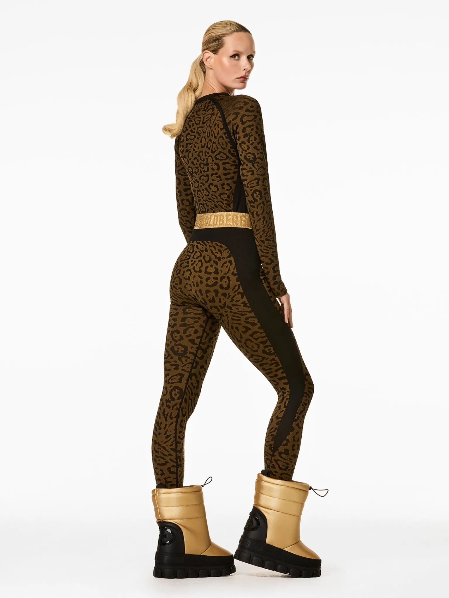 Goldbergh Feline Baselayer Long Sleeve Jaguar Flash Sale