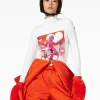 Goldbergh FEMME Long Sleeve Turtleneck Tee white Flash Sale