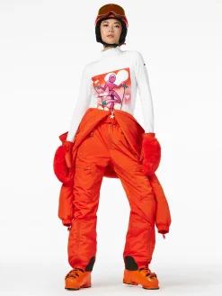 Goldbergh FEMME Long Sleeve Turtleneck Tee white Flash Sale
