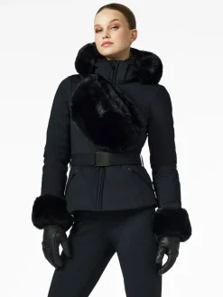 Goldbergh GISELLE FAUX BORDER Ski Jacket black Online