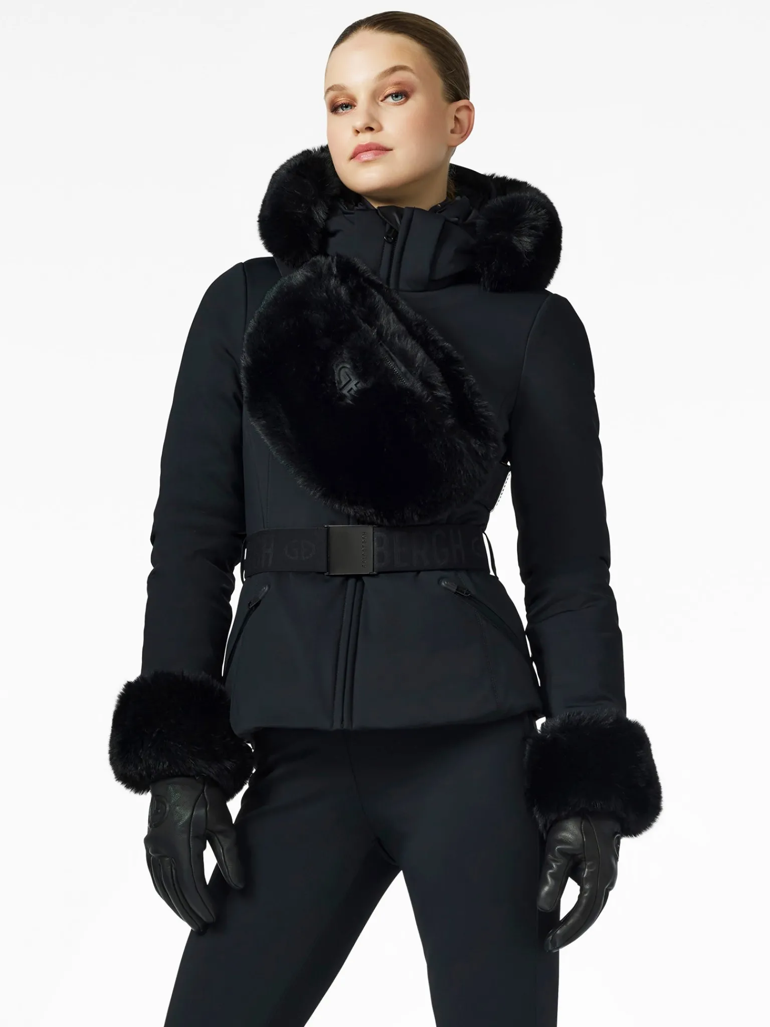 Goldbergh GISELLE FAUX BORDER Ski Jacket black Online