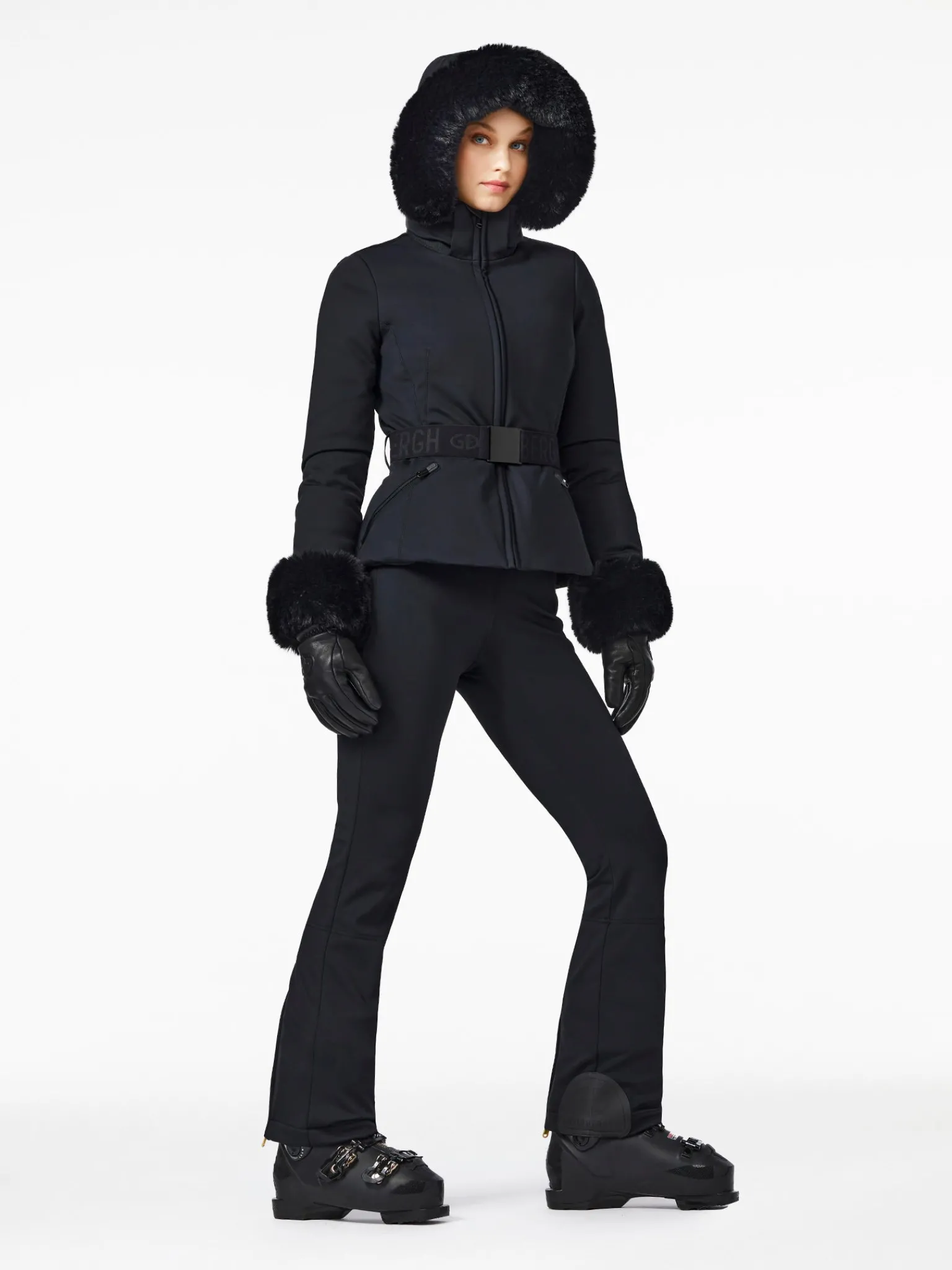 Goldbergh GISELLE FAUX BORDER Ski Jacket black Online