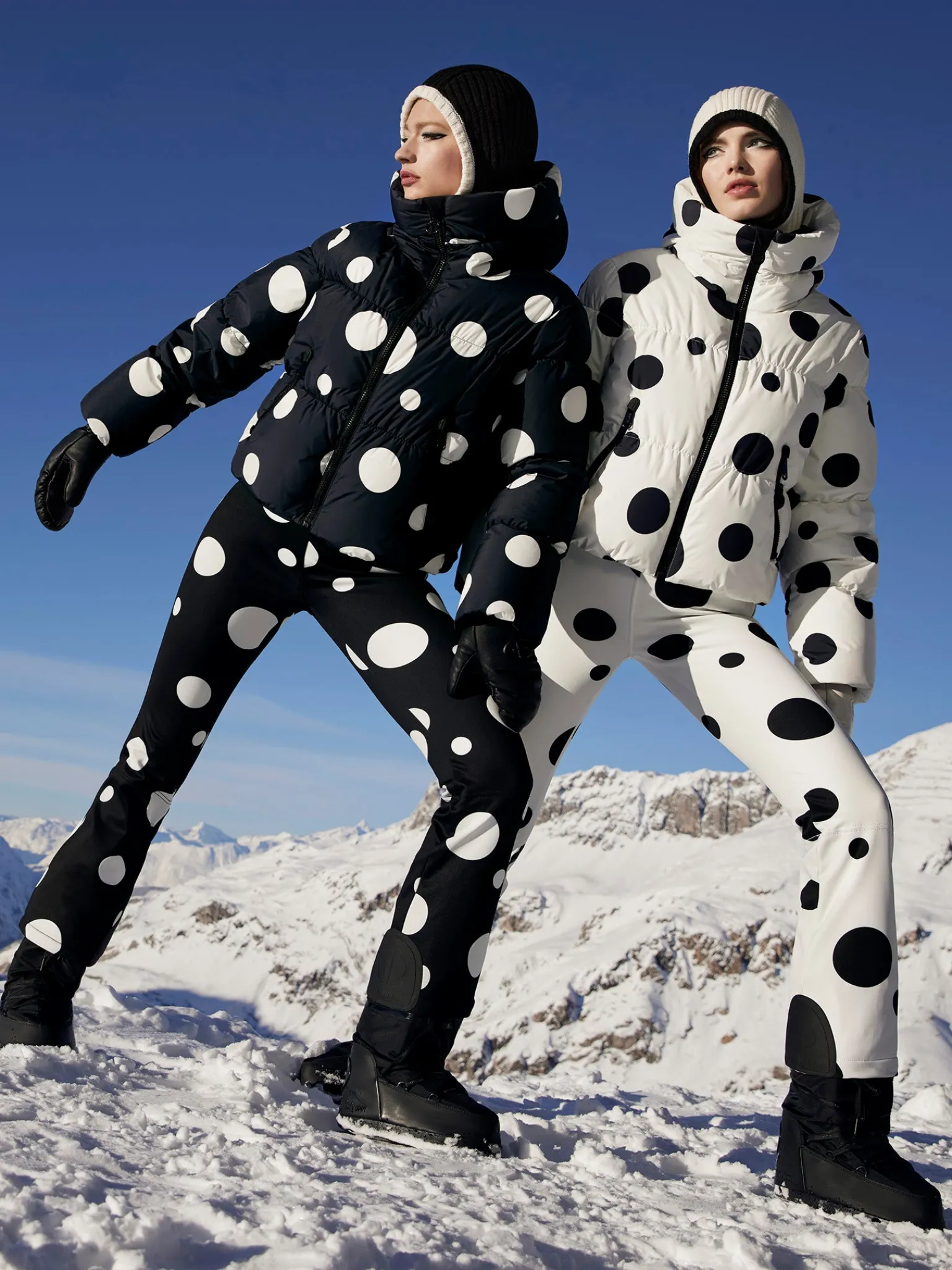 Goldbergh GRAND Ski Jacket dot cream Outlet