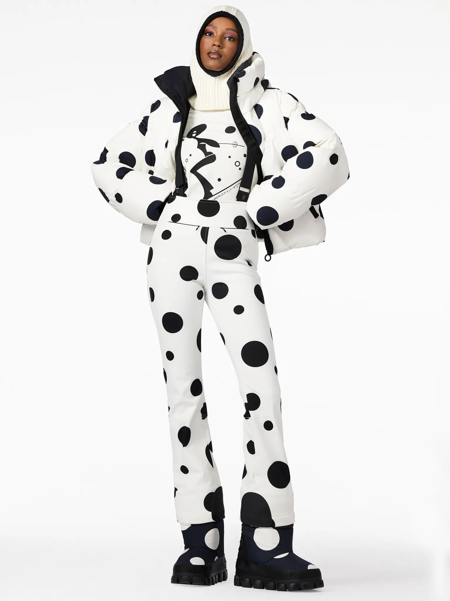 Goldbergh GRAND Ski Jacket dot cream Outlet