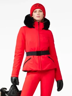 Goldbergh Hida Faux Border Ski Jacket Flame Online
