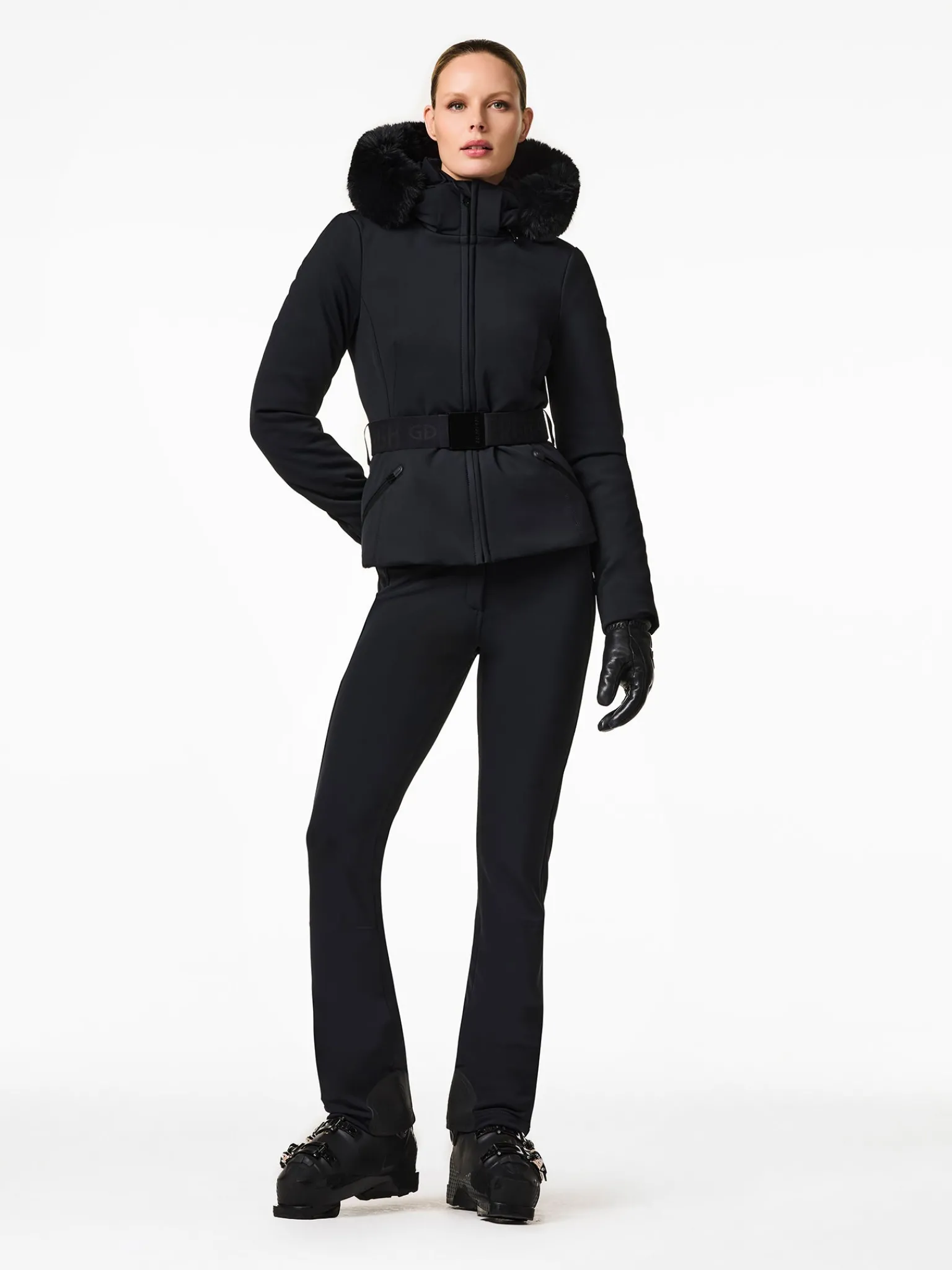 Goldbergh Hida Faux Border Ski Jacket Black Best Sale