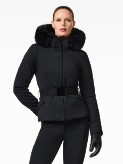 Goldbergh Hida Faux Border Ski Jacket Black Best Sale
