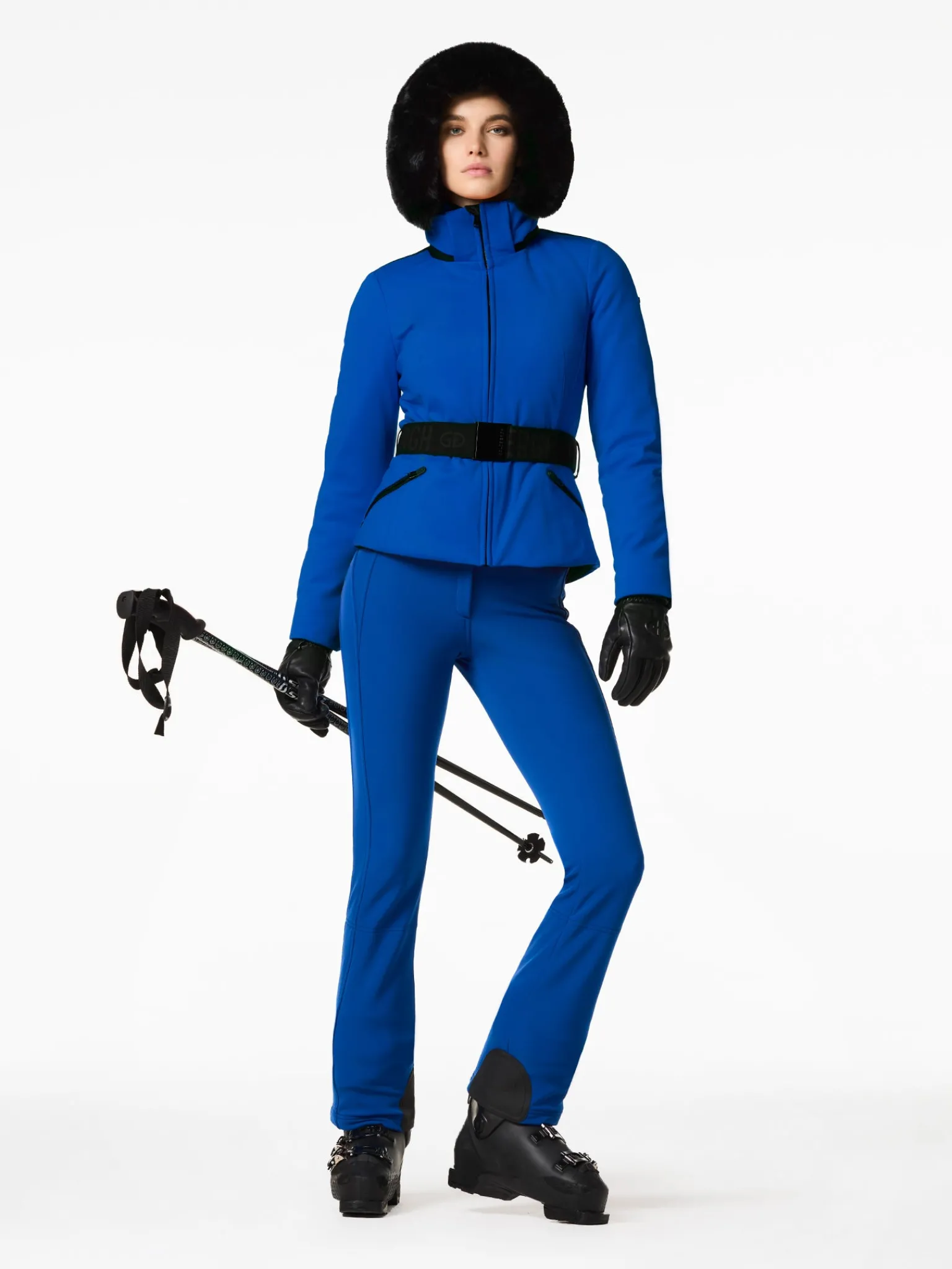 Goldbergh Hida Faux Border Ski Jacket Dazzling blue Fashion