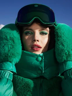 Goldbergh HILL Mittens ice green Cheap