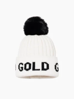 Goldbergh HODD Beanie cream/black Flash Sale