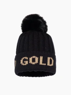 Goldbergh HODD Beanie black/gold Cheap