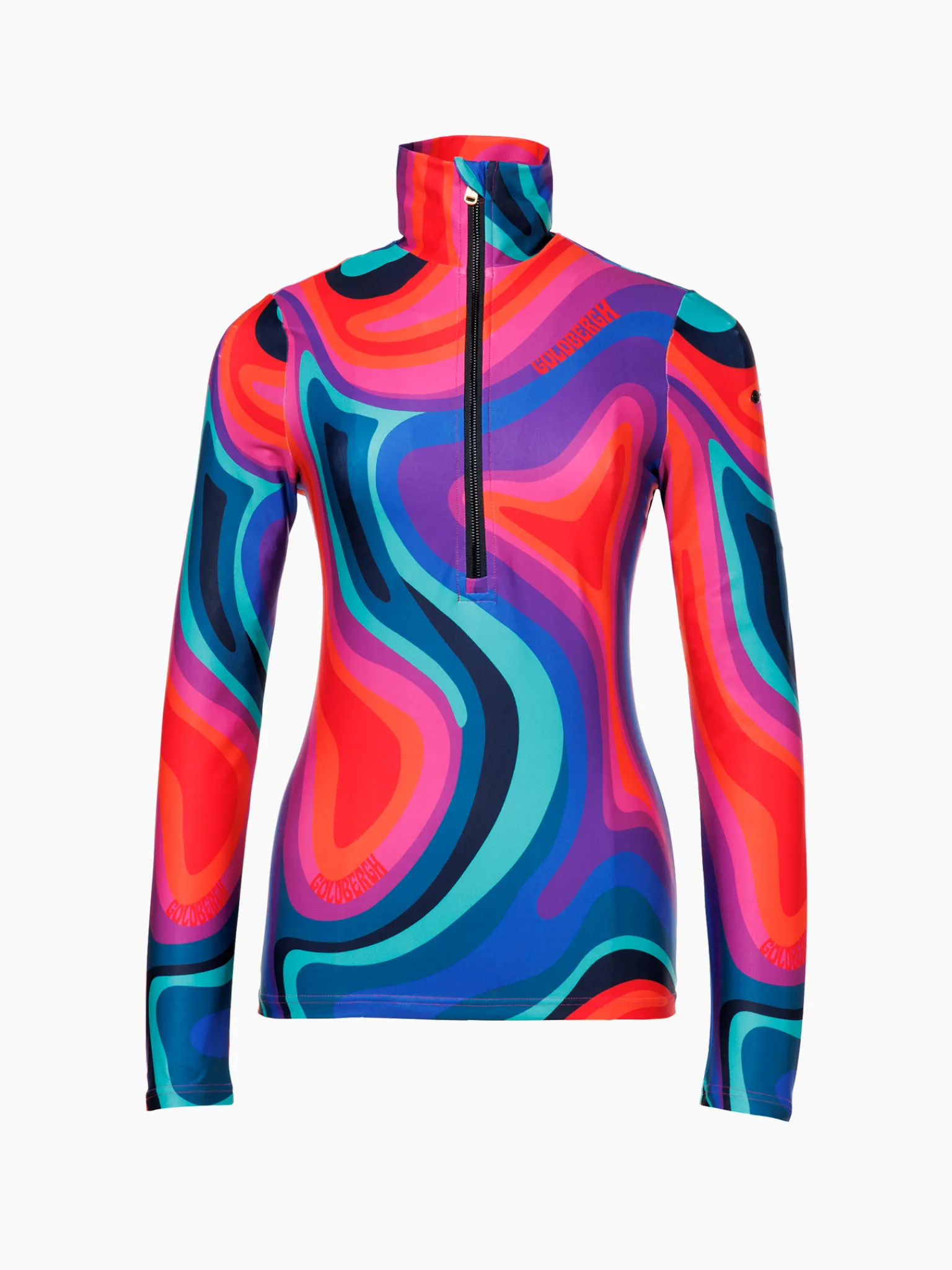 Goldbergh ILLUSION Ski Pully absinthe rainbow Fashion