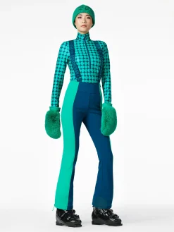 Goldbergh IMPRESS Ski Pully ice green retro dot Clearance