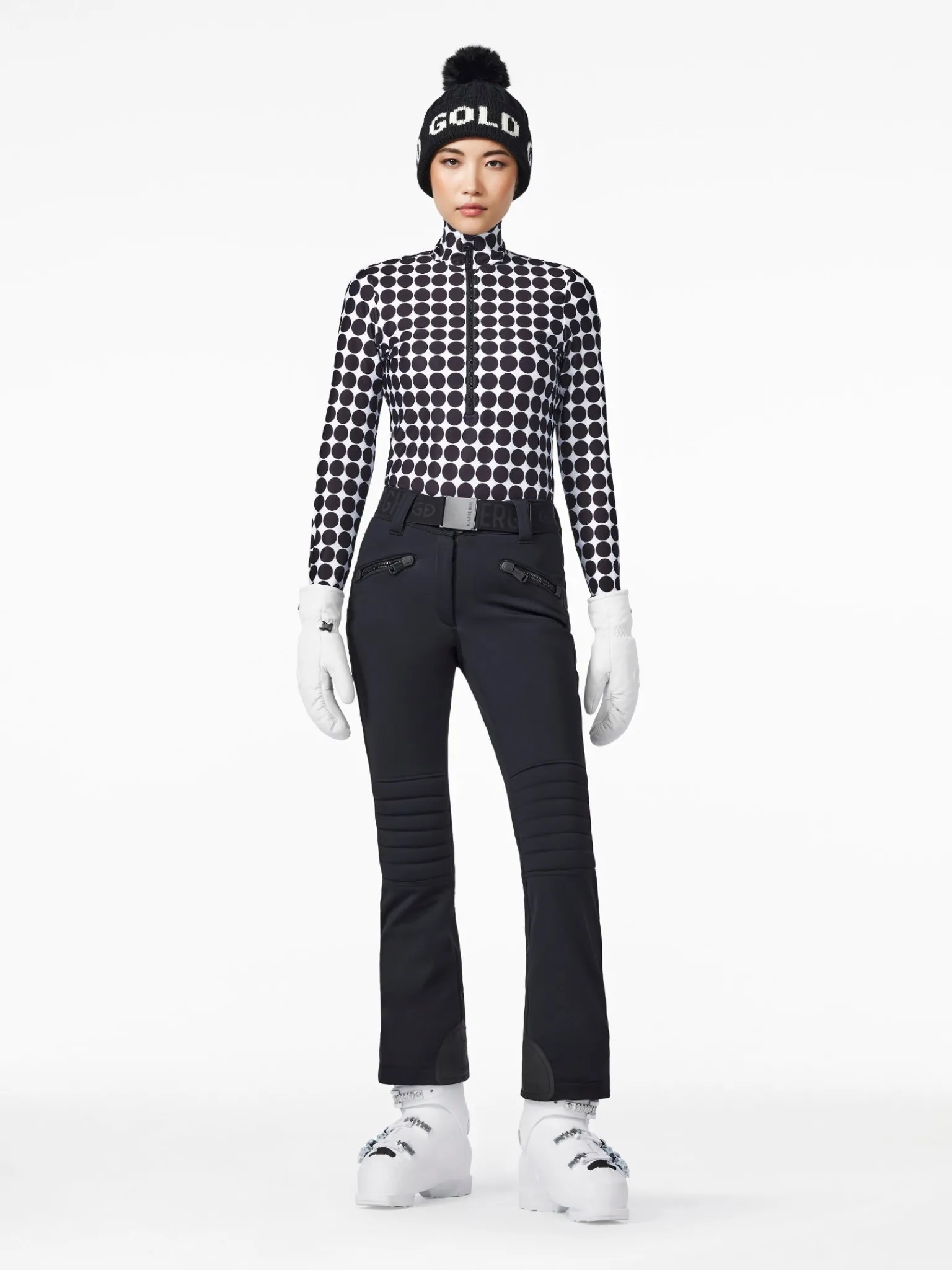Goldbergh IMPRESS Ski Pully black retro dot Store