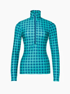 Goldbergh IMPRESS Ski Pully ice green retro dot Clearance