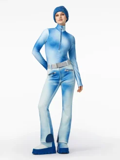 Goldbergh JEAN Ski Pully denim print Discount