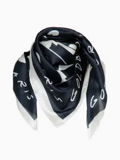Goldbergh LA COURSE Scarf black Clearance