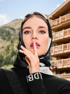 Goldbergh LA COURSE Scarf black Clearance