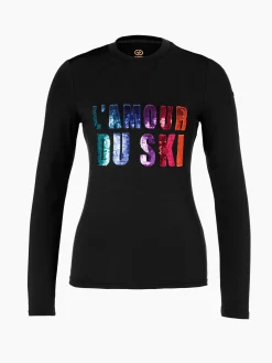 Goldbergh LE COEUR Long Sleeve Tee black Store