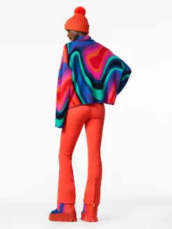 Goldbergh MARBRE Long Sleeve Knit Sweater absinthe rainbow Cheap