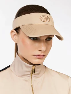 Goldbergh MATCH Visor white sand Best