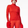 Goldbergh MIRA Long Sleeve Knit Sweater flame Hot