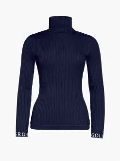 Goldbergh MIRA Long Sleeve Knit Sweater french blue Discount