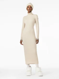 Goldbergh MIREILLE Long Sleeve Knit Dress champagne Shop