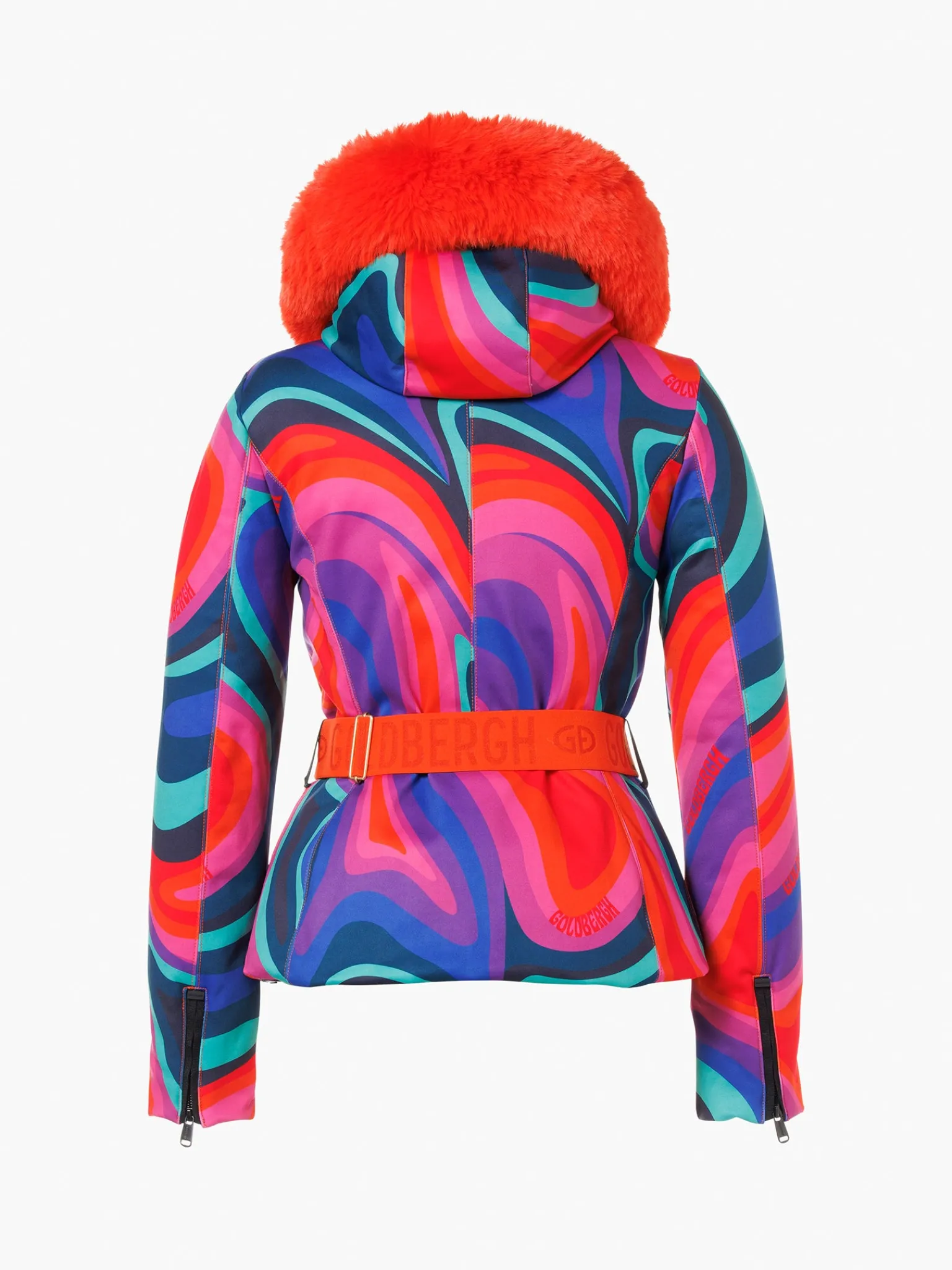 Goldbergh MUSE FAUX BORDER Ski Jacket absinthe rainbow Cheap