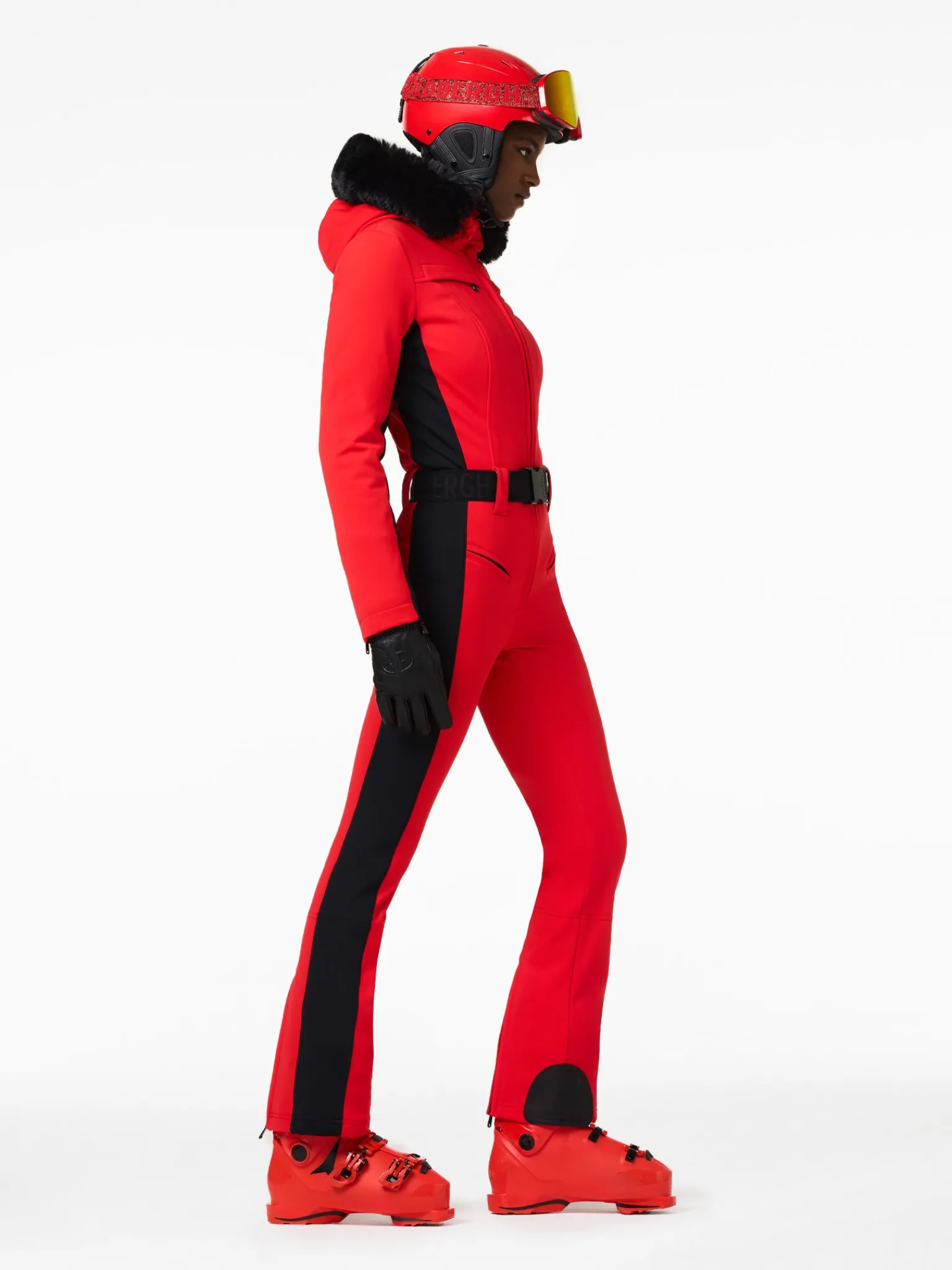 Goldbergh PARRY FAUX BORDER Ski Suit flame Online