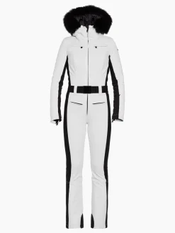 Goldbergh PARRY FAUX BORDER Ski Suit white Discount